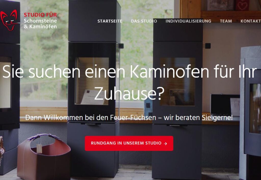Referenz Website Feuerfüchse GmbH